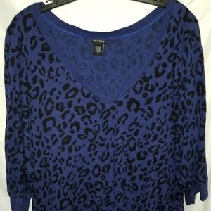 Torrid animal print top size 3